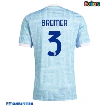 Camisa de Futebol Juventus Gleison Bremer #3 Equipamento Secundário 2025-26 Manga Curta